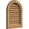 Ekena Millwork Round Top Gable Vent Functional, Western Red Cedar Gable Vent w/ Brick Mould Face Frame, 32"W x 26"H GVWRT32X2600RFUWR - alternate 5